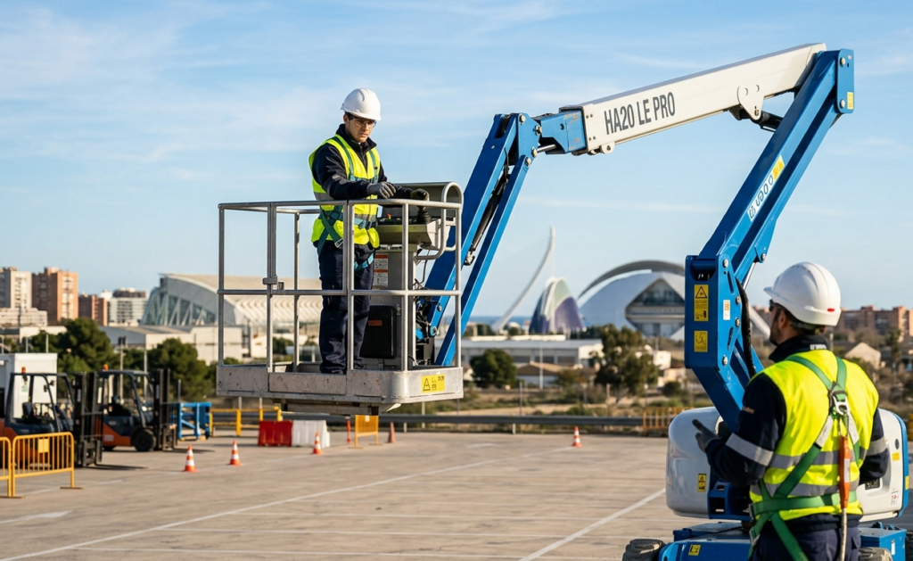 Curso de operador de plataformas elevadoras en Valencia